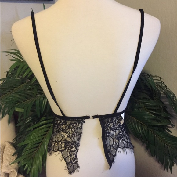Feminine! Floral Lace Bralette M - Picture 7 of 8
